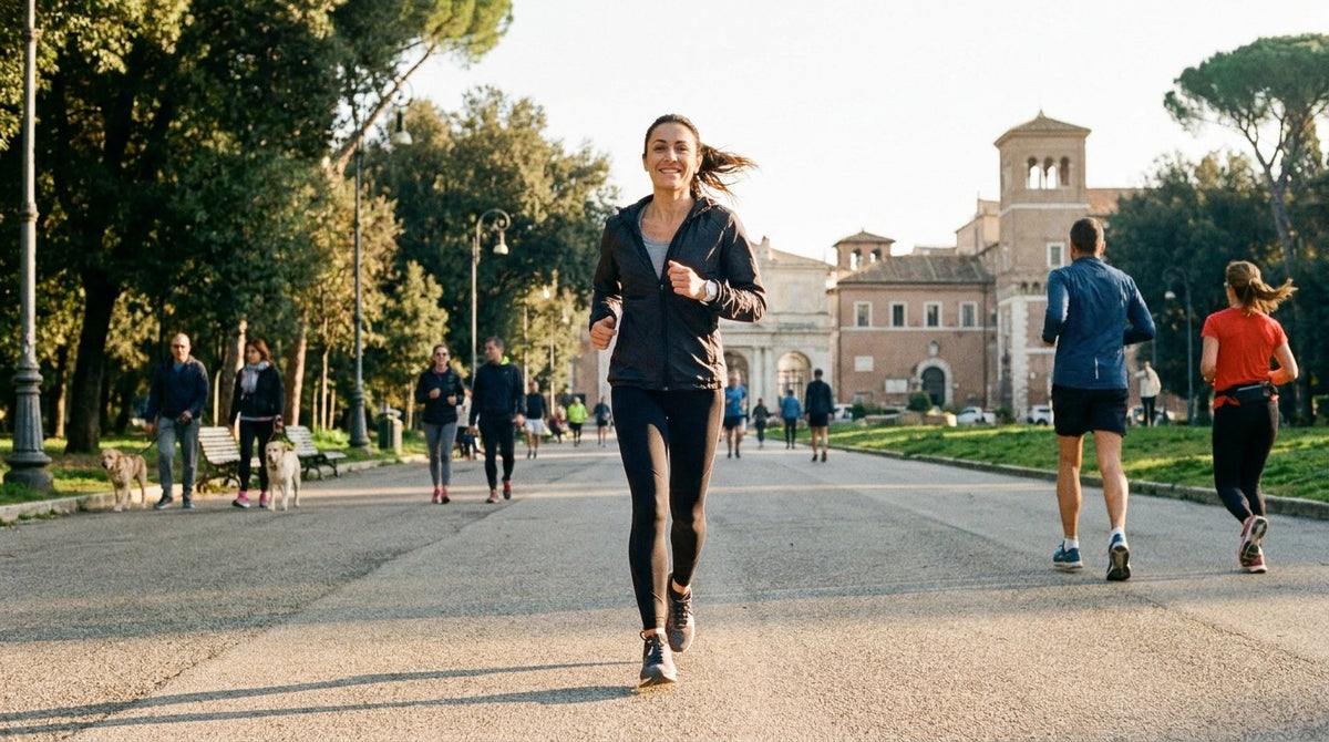 Giovane donna sportiva sorridente: sfatare i miti sull'incontinenza femminile