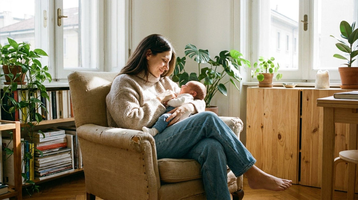 Neo-mamma con neonato: gestire l'incontinenza post-parto serenamente