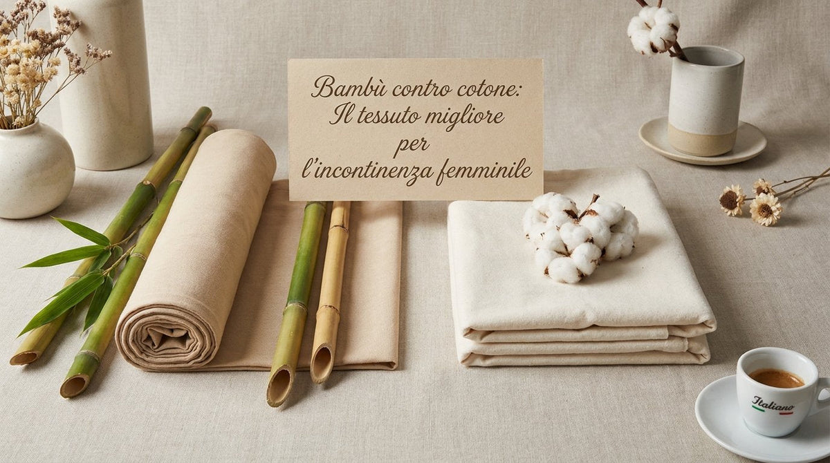 Bambù contro cotone: il tessuto migliore per l'incontinenza femminile