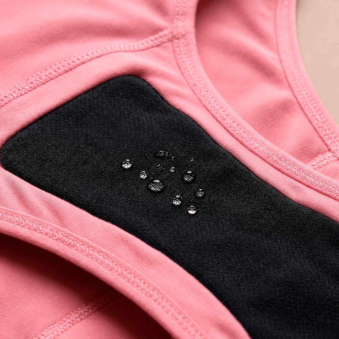 Pack da 3 culotte a vita media rosa per perdite urinarie