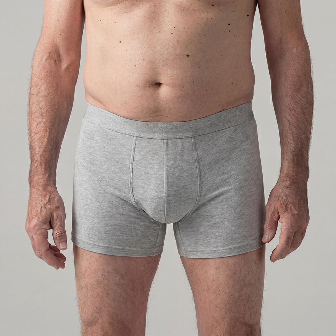 Boxer assorbente per piccole perdite urinarie