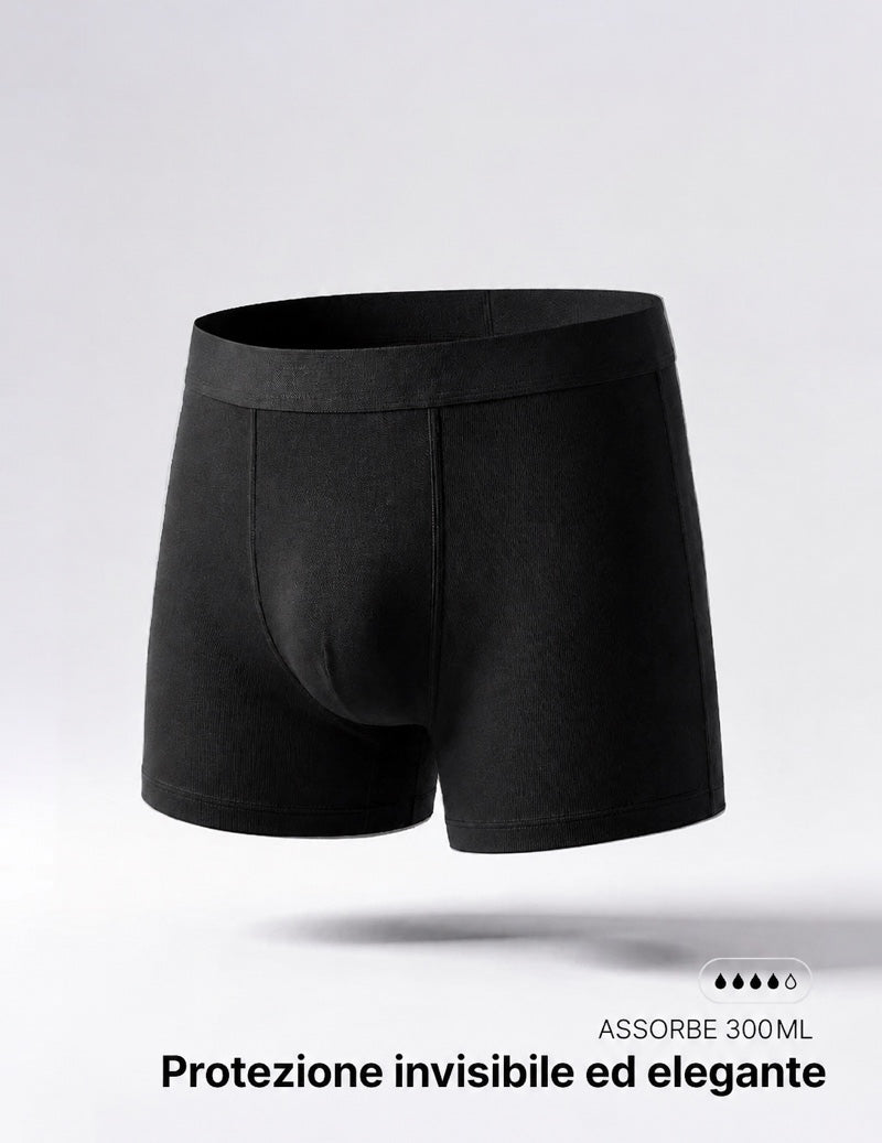 Boxer lavabile per incontinenza da uomo