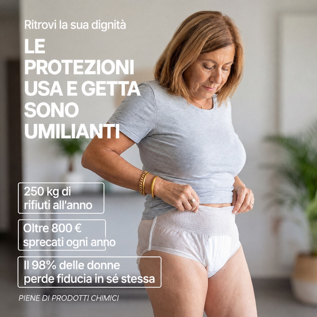 Culotte in pizzo laterale per perdite urinarie