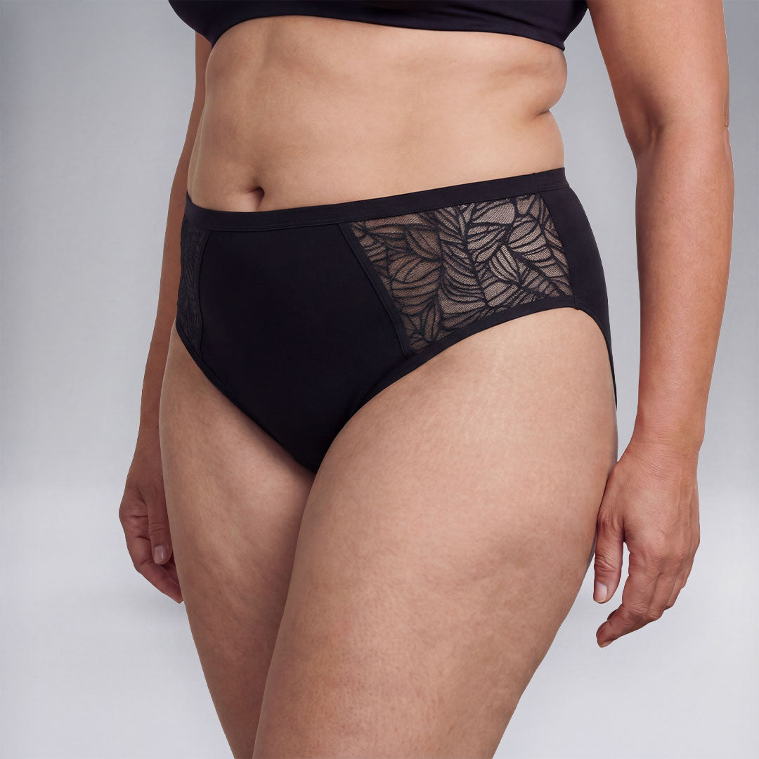 Culotte in pizzo laterale per perdite urinarie