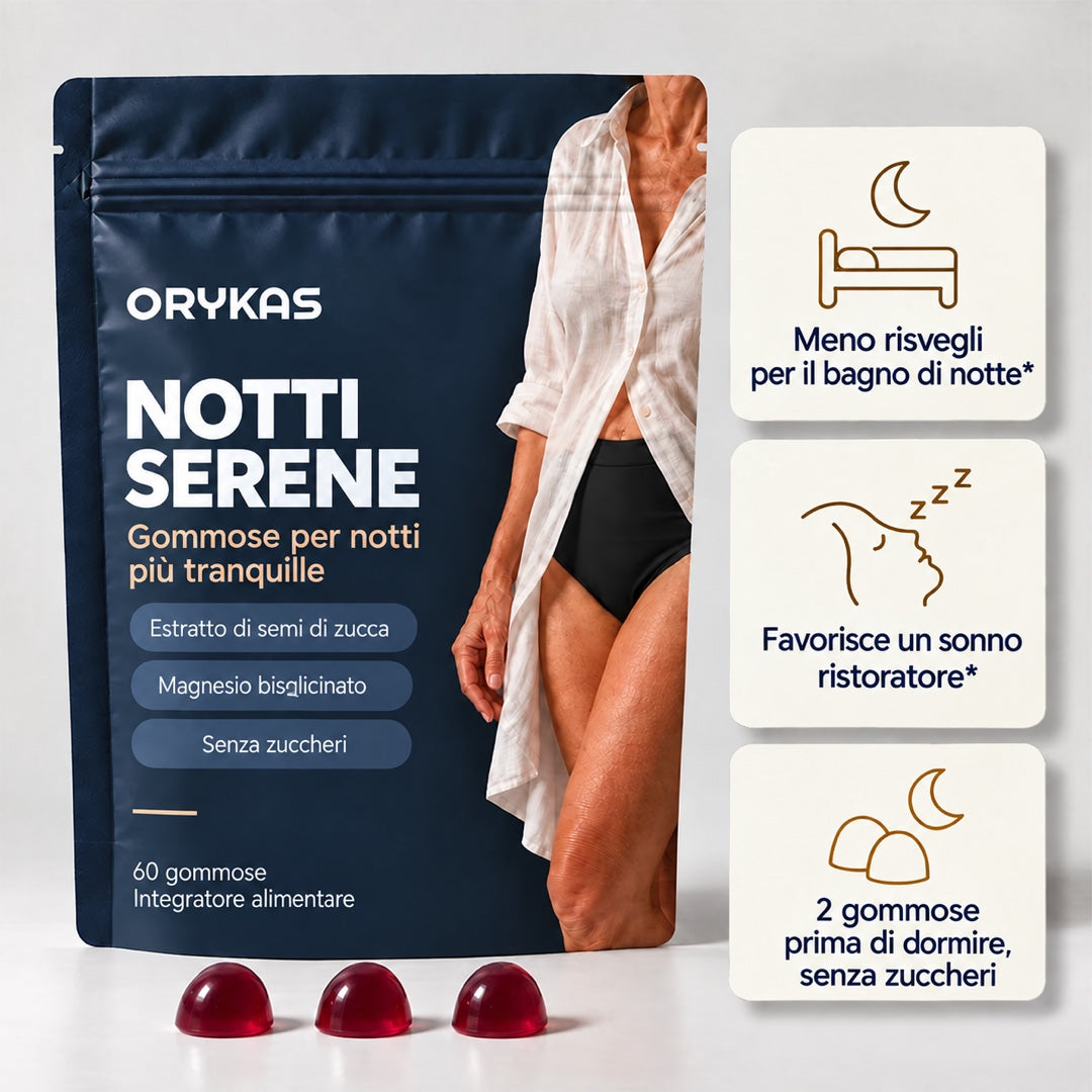 Orykas Gummies per la Notte Donna