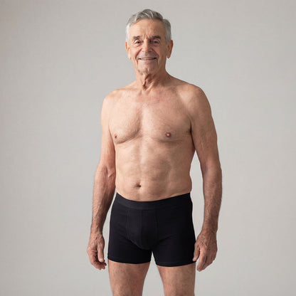 Pacchetto Orykas boxer e slip per incontinenza, vestibilità comfort — mutande assorbenti lavabili in bambù e accessori