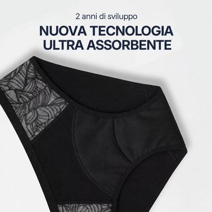 Culotte in pizzo laterale per perdite urinarie