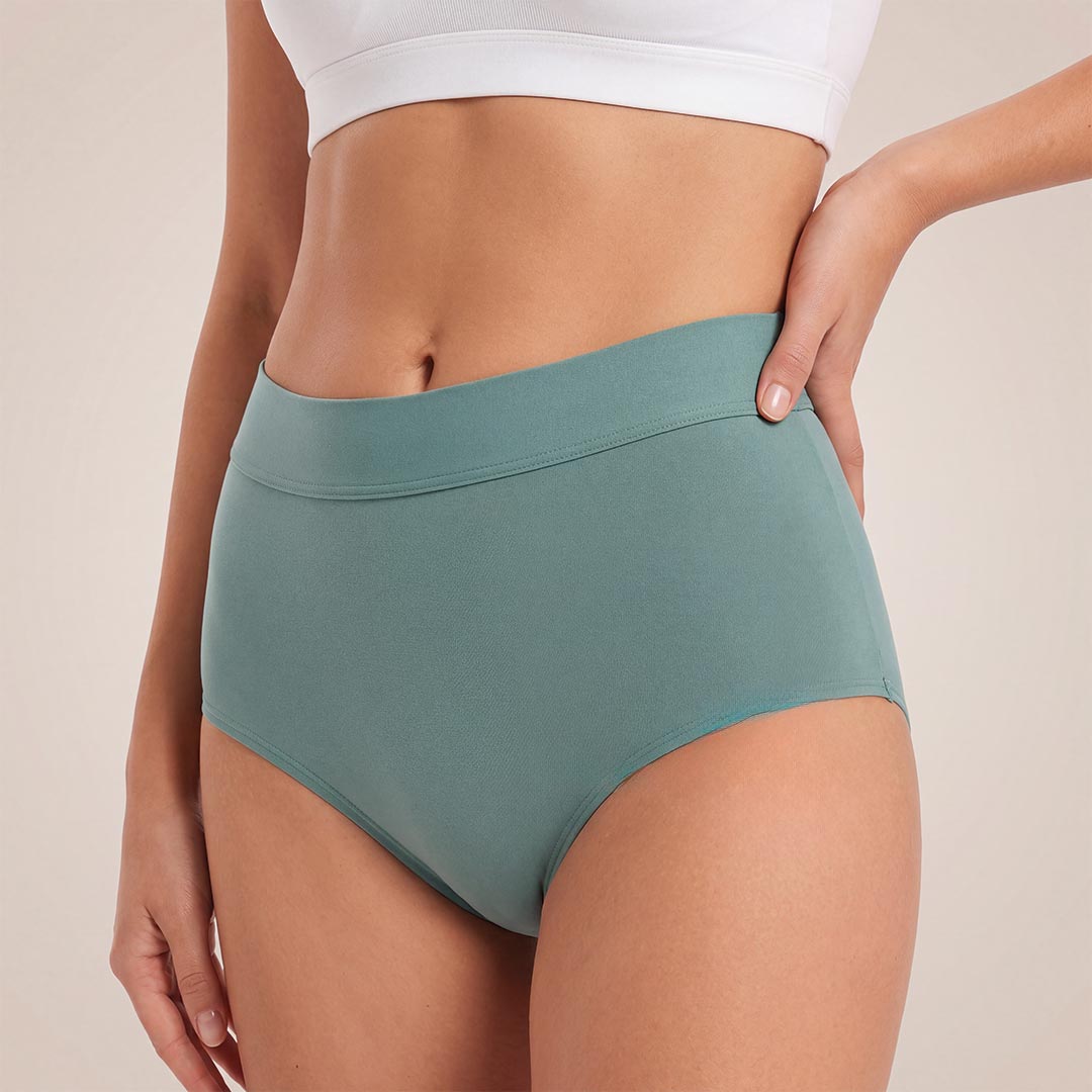 Culotte assorbente a vita alta