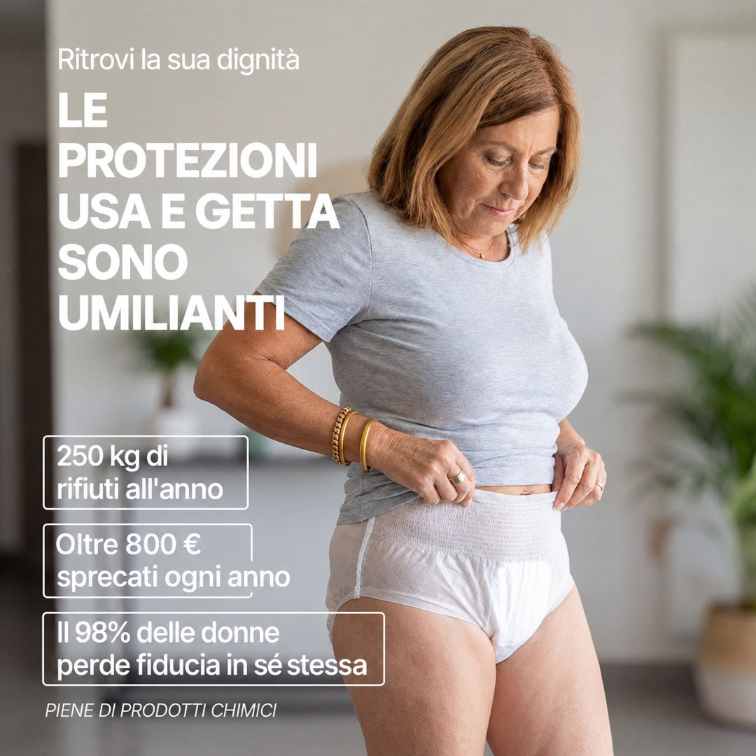 Pack da 3 culotte per incontinenza ultra assorbenti beige