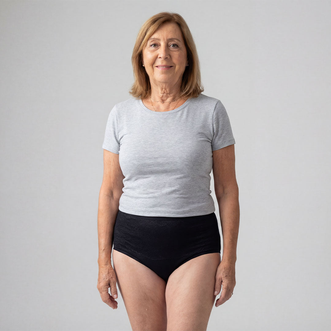 Pack da 3 culotte per incontinenza ultra assorbenti nere