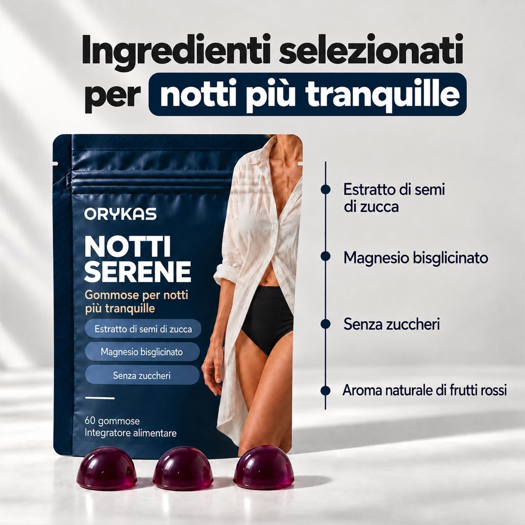 Orykas Gummies per la Notte Donna
