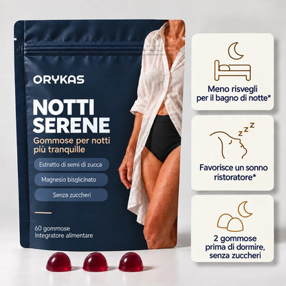 Orykas Gummies per la Notte Donna