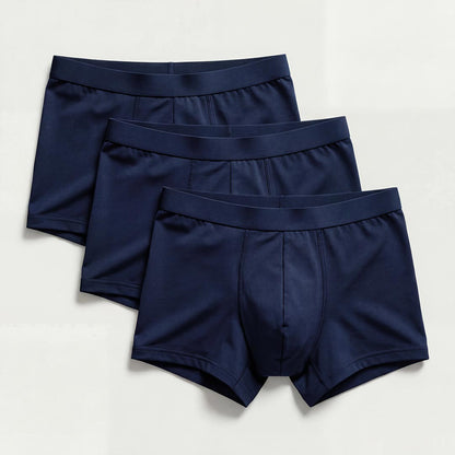 Set di 3 boxer blu navy ultra assorbenti