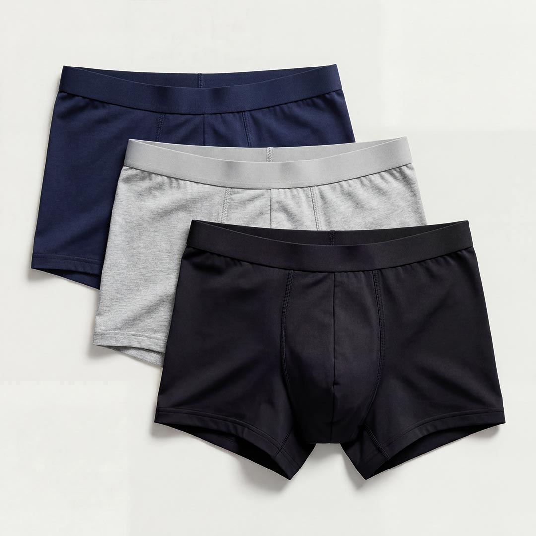 Set di boxer ultra assorbenti in 3 colori