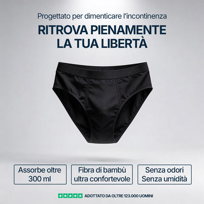 Slip ultra assorbente per incontinenza