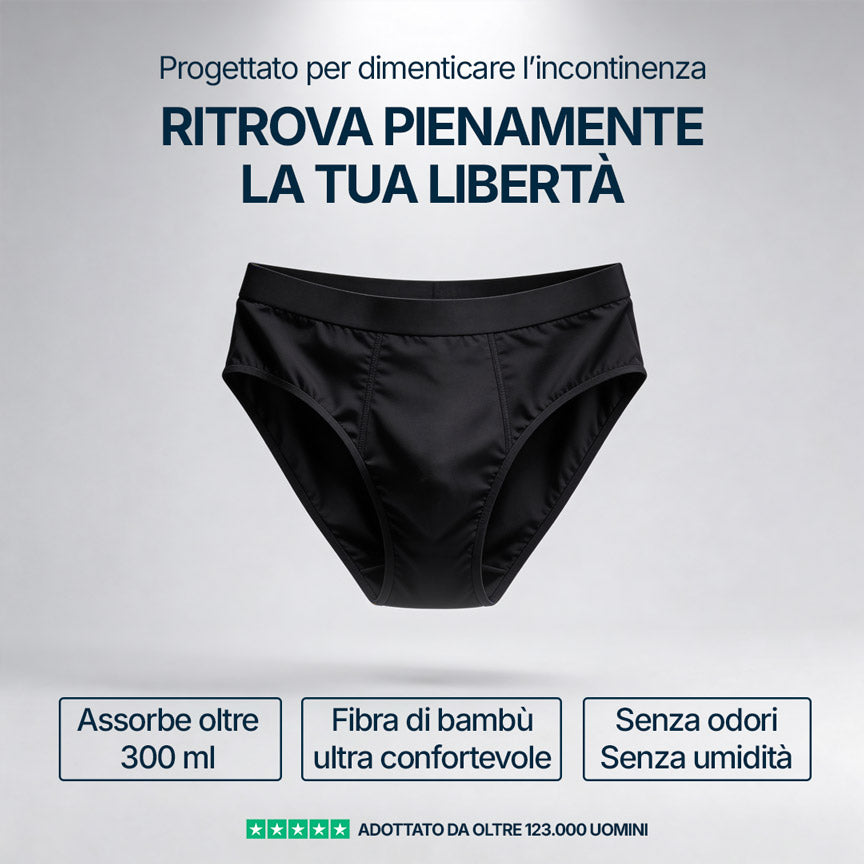 Slip ultra assorbente per incontinenza